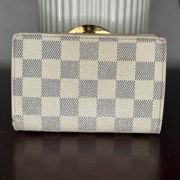 Louis Vuitton Damier Azur Kiss lock wallet - Picture 3 of 6